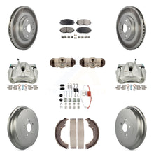 Load image into Gallery viewer, Front Rear Brake Caliper Coat Rotor Drum Ceramic Pad Shoe Cylinder Hardware Kit For