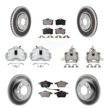 Load image into Gallery viewer, Front Rear Brake Caliper Coat Rotors Ceramic Pad Kit (10Pc) For Volkswagen Jetta
