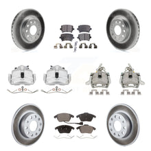 Load image into Gallery viewer, Front Rear Brake Caliper Coat Rotor Ceramic Pad Kit (10Pc) For Volkswagen Rabbit