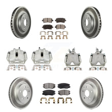 Load image into Gallery viewer, Front Rear Brake Caliper Coat Rotors &amp; Ceramic Pad Kit (10Pc) For Buick LaCrosse