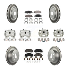 Charger l'image dans la galerie, Front Rear Brake Caliper Coat Rotor &amp; Ceramic Pad Kit (10Pc) For Nissan Rogue SL