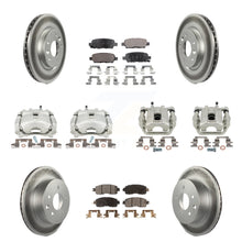 Load image into Gallery viewer, Front Rear Disc Brake Caliper Coat Rotors Ceramic Pad Kit (10Pc) For Nissan LEAF