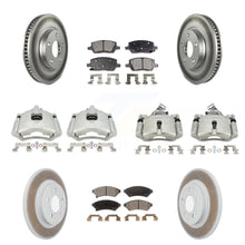 Load image into Gallery viewer, Front Rear Brake Caliper Coat Rotor &amp; Ceramic Pad Kit (10Pc) For Chevrolet Buick
