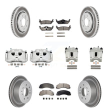Charger l'image dans la galerie, Front Rear Disc Brake Caliper Coat Rotor &amp; Ceramic Pad Kit (10Pc) For Ford F-150