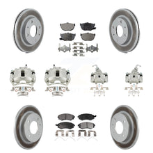 Load image into Gallery viewer, Front Rear Brake Caliper Coat Rotor &amp; Ceramic Pad Kit (10Pc) For Hyundai Elantra
