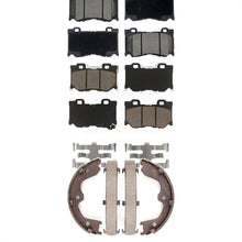 Load image into Gallery viewer, Front Rear Ceramic Brake Pads Parking Shoes Kit For INFINITI G37 Nissan 370Z Q60
