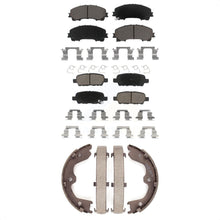 Load image into Gallery viewer, Front Rear Ceramic Brake Pads And Parking Shoes Kit For 2016-2017 INFINITI QX50
