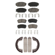 Load image into Gallery viewer, Front Rear Ceramic Brake Pads &amp; Parking Shoes Kit For 2007-2012 Hyundai Veracruz