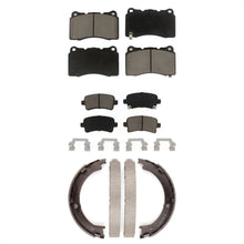 Charger l'image dans la galerie, Front Rear Ceramic Brake Pads And Parking Shoes Kit For Cadillac XTS