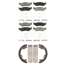 Charger l'image dans la galerie, Front Rear Ceramic Brake Pads Parking Shoes Kit For Ford International TerraStar