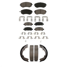 Charger l'image dans la galerie, Front Rear Ceramic Brake Pads And Parking Shoes Kit For Subaru Impreza Forester