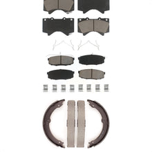 Load image into Gallery viewer, Front Rear Ceramic Brake Pads &amp; Parking Shoe Kit For Toyota Tundra Sequoia Lexus
