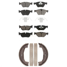 Charger l'image dans la galerie, Front Rear Ceramic Brake Pads And Parking Shoes Kit For BMW 328i 325i 128i 323i