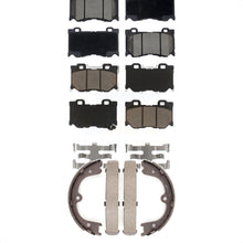 Load image into Gallery viewer, Front Rear Ceramic Brake Pads Parking Shoe Kit For INFINITI Q50 M37 QX70 Q70 M56