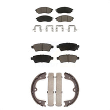 Charger l'image dans la galerie, Front Rear Ceramic Brake Pads Parking Shoes Kit For 08-12 Nissan Pathfinder 5.6L