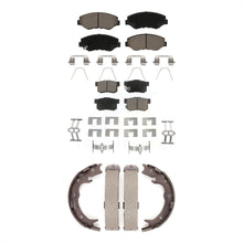 Charger l'image dans la galerie, Front Rear Ceramic Brake Pads And Parking Shoes Kit For Honda CR-V Element