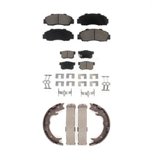Charger l'image dans la galerie, Front Rear Ceramic Brake Pads And Parking Shoes Kit For 1996-1998 Acura RL