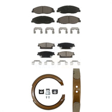 Charger l'image dans la galerie, Front Rear Ceramic Brake Pads And Parking Shoes Kit For Cadillac STS