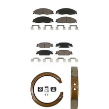 Load image into Gallery viewer, Front Rear Ceramic Brake Pads And Parking Shoes Kit For Cadillac CTS