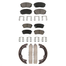 Charger l'image dans la galerie, Front Rear Ceramic Brake Pads Parking Shoes Kit For 2013-2015 Hyundai Tucson FWD