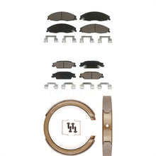 Charger l'image dans la galerie, Front Rear Ceramic Brake Pads And Parking Shoes Kit For Cadillac STS