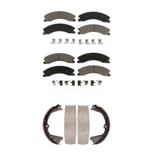 Load image into Gallery viewer, Front Rear Ceramic Brake Pads Parking Shoe Kit For Nissan NV2500 Titan XD NV3500