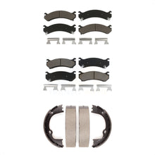Load image into Gallery viewer, Front Rear Ceramic Brake Pads &amp; Parking Shoe Kit For Chevrolet Silverado 2500 HD