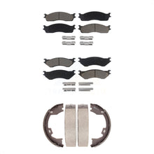 Load image into Gallery viewer, Front Rear Ceramic Brake Pads And Parking Shoes Kit For Dodge Ram 1500 2500 3500