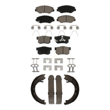 Charger l'image dans la galerie, Front Rear Ceramic Brake Pads And Parking Shoes Kit For 2005-2006 Honda CR-V
