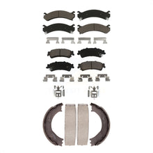 Load image into Gallery viewer, Front Rear Ceramic Brake Pads Parking Shoes Kit For Chevrolet Silverado 3500 GMC