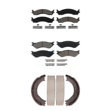 Charger l'image dans la galerie, Front Rear Ceramic Brake Pads Parking Shoe Kit For 2001-2002 Dodge Ram 2500 3500