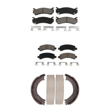 Load image into Gallery viewer, Front Rear Ceramic Brake Pads &amp; Parking Shoes Kit For Chevrolet Express 2500 GMC