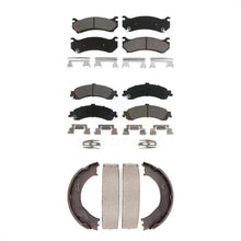 Load image into Gallery viewer, Front Rear Ceramic Brake Pads Parking Shoes Kit For Chevrolet Silverado 1500 GMC