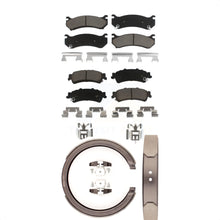 Charger l'image dans la galerie, Front Rear Ceramic Brake Pads Parking Shoes Kit For Chevrolet Silverado 1500 GMC