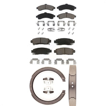 Load image into Gallery viewer, Front Rear Ceramic Brake Pads Parking Shoe Kit For Chevrolet Trailblazer GMC EXT