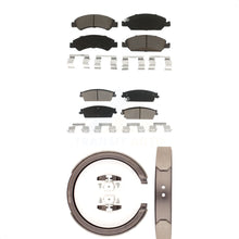 Load image into Gallery viewer, Front Rear Ceramic Brake Pads Parking Shoes Kit For Chevrolet Silverado 1500 GMC
