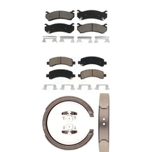 Load image into Gallery viewer, Front Rear Ceramic Brake Pads Parking Shoes Kit For Chevrolet Tahoe GMC Suburban