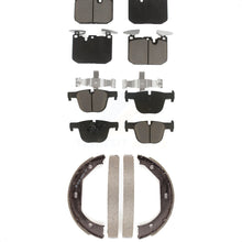 Charger l'image dans la galerie, Front Rear Ceramic Brake Pads &amp; Parking Shoe Kit For BMW 335i 340i 440i xDrive 3