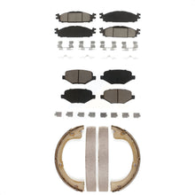 Charger l'image dans la galerie, Front Rear Ceramic Brake Pads And Parking Shoes Kit For 2010-2012 Lincoln MKT