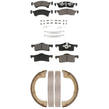 Load image into Gallery viewer, Front Rear Ceramic Brake Pads And Parking Shoes Kit For Ford Expedition Lincoln
