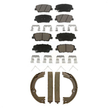 Charger l'image dans la galerie, Front Rear Ceramic Brake Pads And Parking Shoes Kit For Kia Sorento