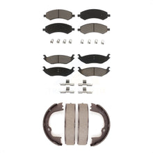 Charger l'image dans la galerie, Front Rear Ceramic Brake Pads Parking Shoes Kit For Ram 1500 Dodge Classic Aspen