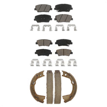 Load image into Gallery viewer, Front Rear Ceramic Brake Pads And Parking Shoes Kit For 2012-2017 Hyundai Azera