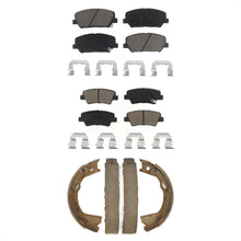 Charger l'image dans la galerie, Front Rear Ceramic Brake Pads And Parking Shoes Kit For Kia Optima