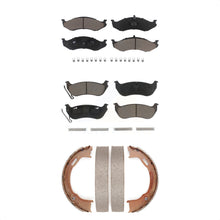 Charger l'image dans la galerie, Front Rear Ceramic Brake Pads And Parking Shoes Kit For Jeep Wrangler TJ