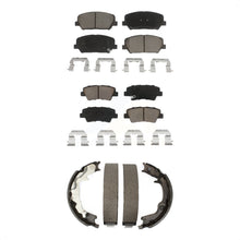 Charger l'image dans la galerie, Front Rear Ceramic Brake Pads And Parking Shoes Kit For 2014-2014 Kia Forte Koup