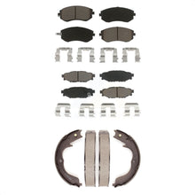 Charger l'image dans la galerie, Front Rear Ceramic Brake Pads And Parking Shoes Kit For Subaru Outback Forester