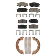 Load image into Gallery viewer, Front Rear Ceramic Brake Pads Parking Shoes Kit For Chevrolet Equinox Saturn Vue