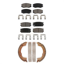 Load image into Gallery viewer, Front Rear Ceramic Brake Pads Parking Shoe Kit For Chevrolet Equinox GMC Terrain
