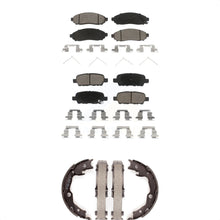 Load image into Gallery viewer, Front Rear Ceramic Brake Pads And Parking Shoes Kit For 2011-2013 Nissan LEAF